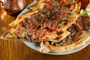 Turkish pita stock photo
