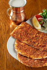 Turkish pita stock photo