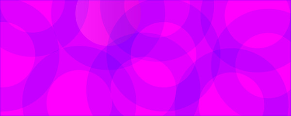 Bright purple, pink and blue radial circle neon multicoloured illustration background panorama	