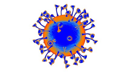 3d illustration Corona virus disease