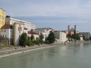 Obraz premium Passau Innkai mit Inn