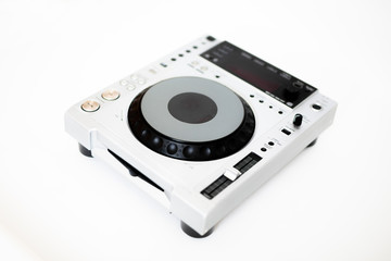 Fototapeta premium dj multiplayer on white background
