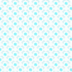 Flowers pattern blue design vector illustration