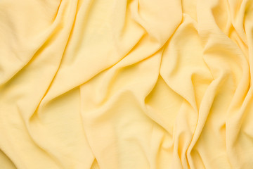 background of yellow fabric. copy space