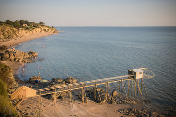 pêcherie à la bernerie en retz Loire atlantique © jef 77