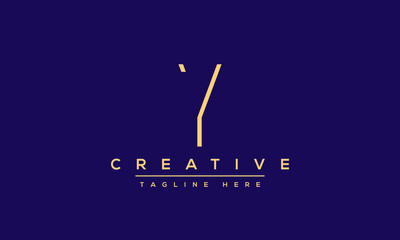 Y Logo Design modern and creative template. Y YY icon initials based Monogram and Letters in vector.