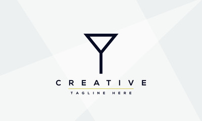 Y Logo Design modern and creative template. Y YY icon initials based Monogram and Letters in vector.