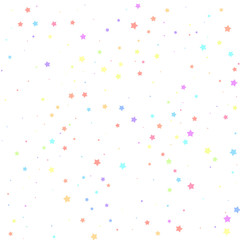 Festive confetti. Celebration stars. Colorful star