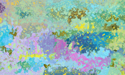 Obraz na płótnie Canvas Abstract background, multi-colored watercolor spots and splashes of paint