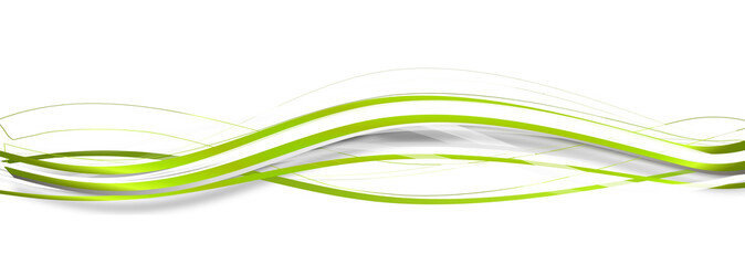 Grün band Banner Welle Wellen Hintergrund
