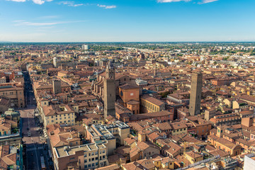 Obraz premium Aerial view of Bologna, Italy