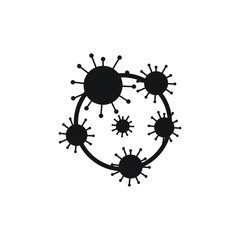 Bacteria icon design. Vector illustration