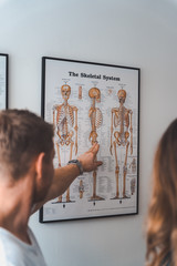 Physiotherapist treating patient for various physical ailments