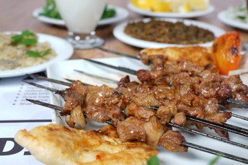 Shish Kebab, Adana, Turkey stock photo