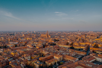 Fototapeta na wymiar Aerial View of Bologna