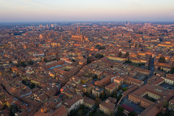 Aerial View of Bologna