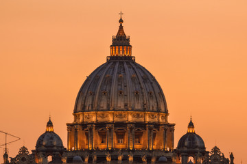 Dome of the basilica of Saint Peter