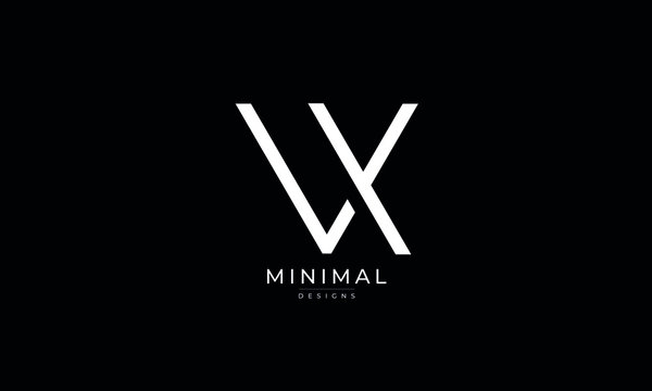 Alphabet letter icon logo VY