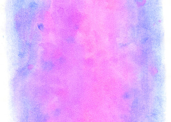 Abstract pink and blue watercolor background