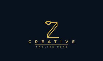 Z Logo Design modern and creative template. Z ZZ icon initials based Monogram and Letters in vector.