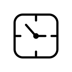 clock icon design, flat style icon collection