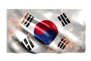 Covid-19 to Country flag South Korea