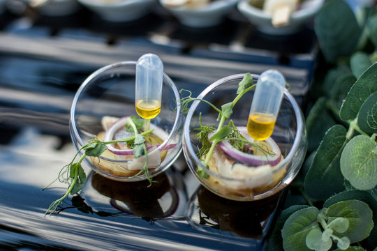 molecular cuisine at a buffet