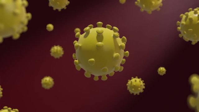 Covid - 19 Coronavirus Sarc-cov-2 Infection Pandemic Vaccine Virus Epidemic Laboratory Medicine Cell Background Medicine Health Infectious 3d Rendering