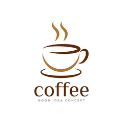 Coffee Logo Icon Design Vector
