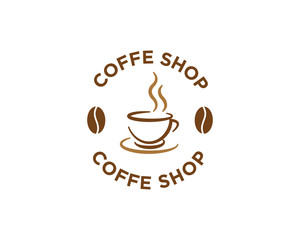 Coffee Logo Icon Design Vector