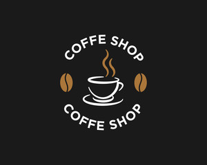 Coffee Logo Icon Design Vector