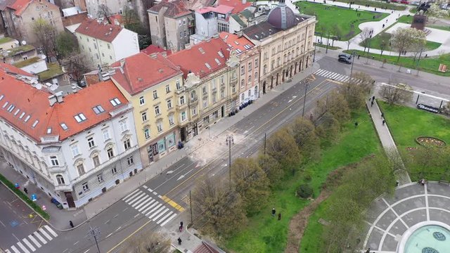 Zagreb Earthquake during COVID19 Corona Virus - Aerial footage