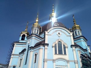 Fototapeta na wymiar cathedral in Ukraine