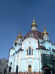 Fototapeta na wymiar cathedral in Ukraine