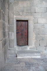 la puerta