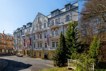 Spa architecture of Marianske Lazne (Marienbad) - Czech Republic