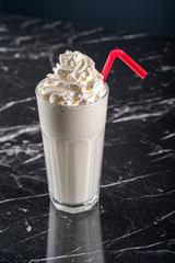 hot white chocolate  stock photo