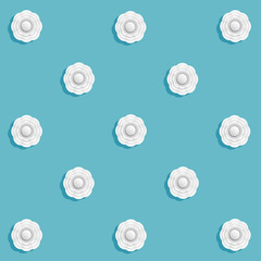 Paper flowers pattern