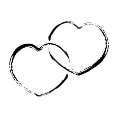 Fototapeta na wymiar Heart shape love symbol icon