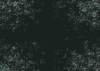 Procedural Art Network Mesh background illustration