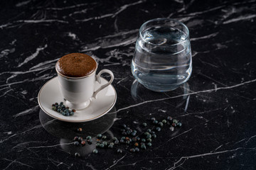 Turkish coffee stock photo