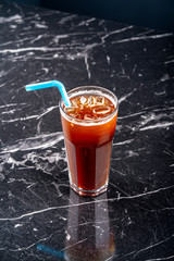 Cold brew coffee stock photo