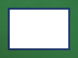 Green-blue textured decorative rectangular frame with a free white field for creative work.