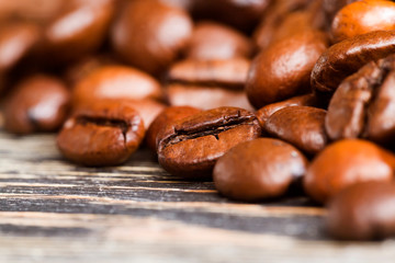 brown aromatic coffee