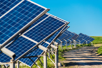 solar panel energy from the sun