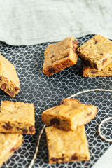 Chocolate Chip Blondie Squares