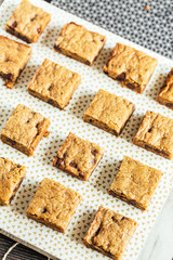 Chocolate Chip Blondie Squares