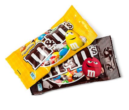  M&M's Chocolate peanut candies