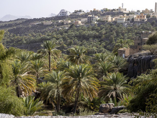 Fototapeta na wymiar Traditional Omani village, Misfat al Abriyyin village. Oman