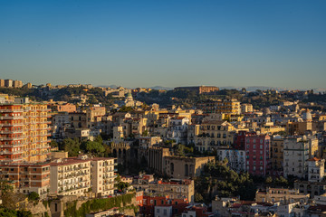 Fototapeta na wymiar A look at the city of Naples Italy